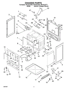 03 - Chassis parts for Whirlpool Range RF376LXGT2 from AppliancePartsPros.com
