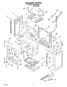 04 - Chassis parts for Whirlpool Range GR475LEKS0 from AppliancePartsPros.com