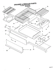 06 - Drawer And Broiler, Optional parts for Whirlpool Range GR475LEKS0 from AppliancePartsPros.com