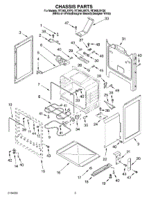 03 - Chassis parts for Whirlpool Range RF390LXKQ0 from AppliancePartsPros.com