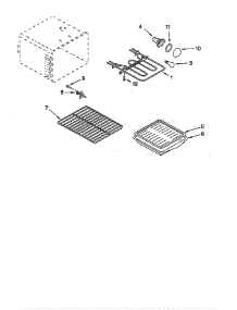 Element-Broil / Rack parts for Whirlpool Range GJP84800 from AppliancePartsPros.com