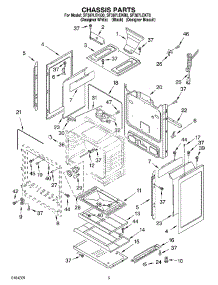 04 - Chassis parts for Whirlpool Range SF387LEKQ0 from AppliancePartsPros.com