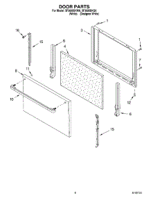 06 - Door parts for Whirlpool Range SF3020SKW0 from AppliancePartsPros.com