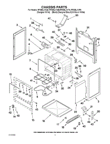 03 - Chassis Parts parts for Whirlpool Range RF388LXKT0 from AppliancePartsPros.com