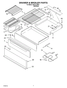 05 - Drawer And Broiler, Optional parts for Whirlpool Range GR475LXKS0 from AppliancePartsPros.com