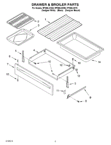 04 - Drawer And Broiler parts for Whirlpool Range RF389LXKQ0 from AppliancePartsPros.com