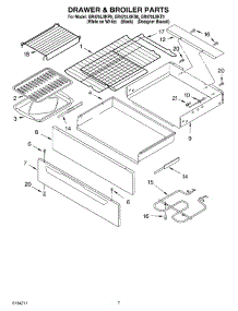 05 - Drawer And Broiler, Optional parts for Whirlpool Range GR470LXKT0 from AppliancePartsPros.com