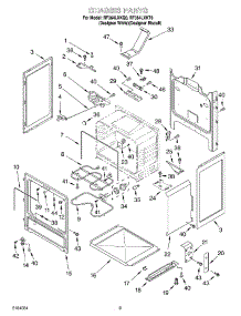03 - Chassis parts for Whirlpool Range RF364LXKQ0 from AppliancePartsPros.com