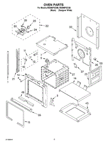 02 - Oven parts for Whirlpool Range RS696PXGQ8 from AppliancePartsPros.com