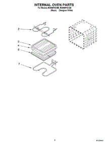 06 - Internal Oven parts for Whirlpool Range RS696PXGQ8 from AppliancePartsPros.com