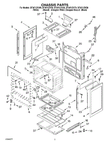 04 - Chassis parts for Whirlpool Range SF367LEKW0 from AppliancePartsPros.com