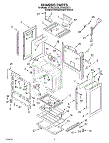 04 - Chassis parts for Whirlpool Range SF369LEKQ0 from AppliancePartsPros.com