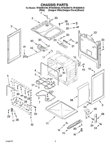 03 - Chassis parts for Whirlpool Range RF362BXKW0 from AppliancePartsPros.com