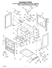 03 - Chassis parts for Whirlpool Range RF364PXKW0 from AppliancePartsPros.com