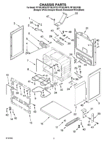 03 - Chassis parts for Whirlpool Range RF196LXKT0 from AppliancePartsPros.com