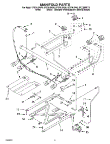03 - Manifold parts for Whirlpool Range SF379LEKV0 from AppliancePartsPros.com