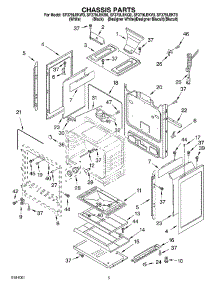04 - Chassis parts for Whirlpool Range SF379LEKV0 from AppliancePartsPros.com