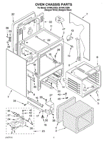 04 - Oven Chassis parts for Whirlpool Range GY395LXGQ4 from AppliancePartsPros.com
