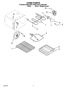 05 - Oven Parts, Miscellaneous Parts parts for Whirlpool Range GR450LXHQ2 from AppliancePartsPros.com