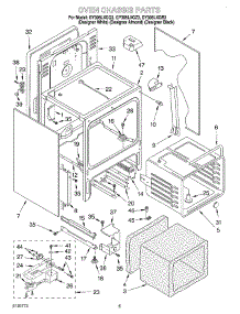 04 - Oven Chassis parts for Whirlpool Range GY395LXGQ3 from AppliancePartsPros.com