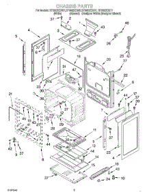 04 - Chassis parts for Whirlpool Range SF362BEGT7 from AppliancePartsPros.com
