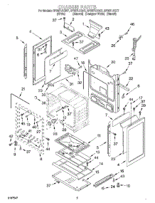 04 - Chassis parts for Whirlpool Range SF387LEGQ7 from AppliancePartsPros.com