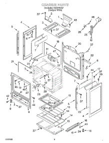 04 - Chassis parts for Whirlpool Range SGS375HQ7 from AppliancePartsPros.com