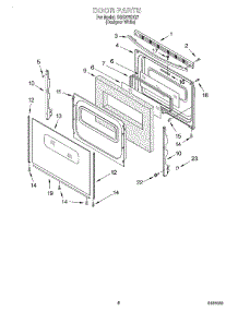 06 - Door, Optional parts for Whirlpool Range SGS375HQ7 from AppliancePartsPros.com