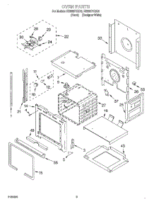 02 - Oven parts for Whirlpool Range RS696PXGB6 from AppliancePartsPros.com