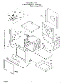 02 - Oven parts for Whirlpool Range RS696PXGQ5 from AppliancePartsPros.com
