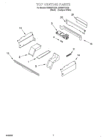 05 - Top Venting parts for Whirlpool Range RS696PXGQ5 from AppliancePartsPros.com