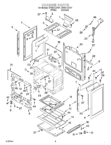 04 - Chassis parts for Whirlpool Range SF367LEHN7 from AppliancePartsPros.com