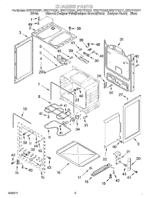 03 - Chassis parts for Whirlpool Range RF377PXGQ1 from AppliancePartsPros.com
