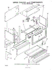 06 - Upper Chassis parts for Whirlpool Range RM975PXKW0 from AppliancePartsPros.com