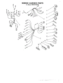 08 - Wiring Harness parts for Whirlpool Range RM975PXKW0 from AppliancePartsPros.com