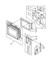 Microwave Door And Latch Components