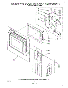 09 - Microwave Door And Latch parts for Whirlpool Range RM975PXKW0 from AppliancePartsPros.com