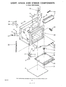 11 - Light, Hinge And Stirrer , Literature parts for Whirlpool Range RM975PXKW0 from AppliancePartsPros.com
