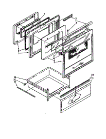 Door And Drawer parts for Whirlpool Range RM975PXKN0 from AppliancePartsPros.com