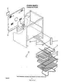 05 - Oven , Lit / Optional parts for Whirlpool Range RF377PXXW0 from AppliancePartsPros.com