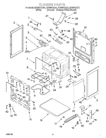 03 - Chassis parts for Whirlpool Range RF366PXGT1 from AppliancePartsPros.com