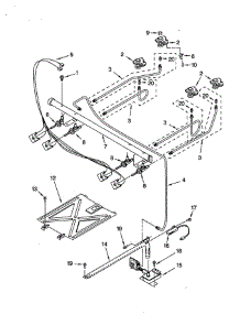 Manifold parts for Whirlpool Range SP310BEGW5 from AppliancePartsPros.com