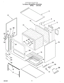 02 - Oven parts for Whirlpool Range SF5140EEN3 from AppliancePartsPros.com