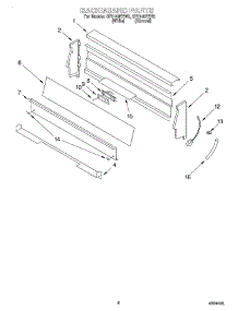 04 - Backguard parts for Whirlpool Range SF5140EEN3 from AppliancePartsPros.com