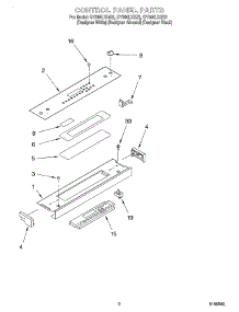 02 - Control Panel parts for Whirlpool Range GY395LXGB2 from AppliancePartsPros.com