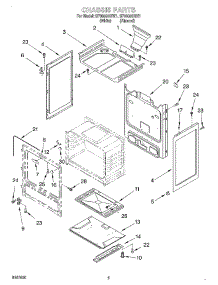 04 - Chassis parts for Whirlpool Range SF3000SGN1 from AppliancePartsPros.com