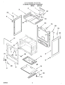 04 - Chassis parts for Whirlpool Range SF3020SGW1 from AppliancePartsPros.com