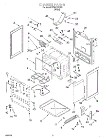03 - Chassis parts for Whirlpool Range RF341BXHW1 from AppliancePartsPros.com