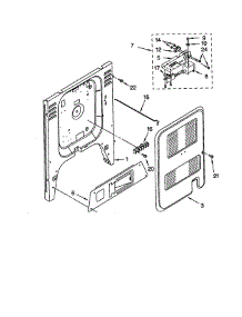 Rear Chassis parts for Whirlpool Range GW395LEGQ2 from AppliancePartsPros.com