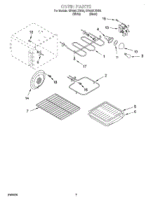 05 - Oven, Optional parts for Whirlpool Range GR450LXHB0 from AppliancePartsPros.com